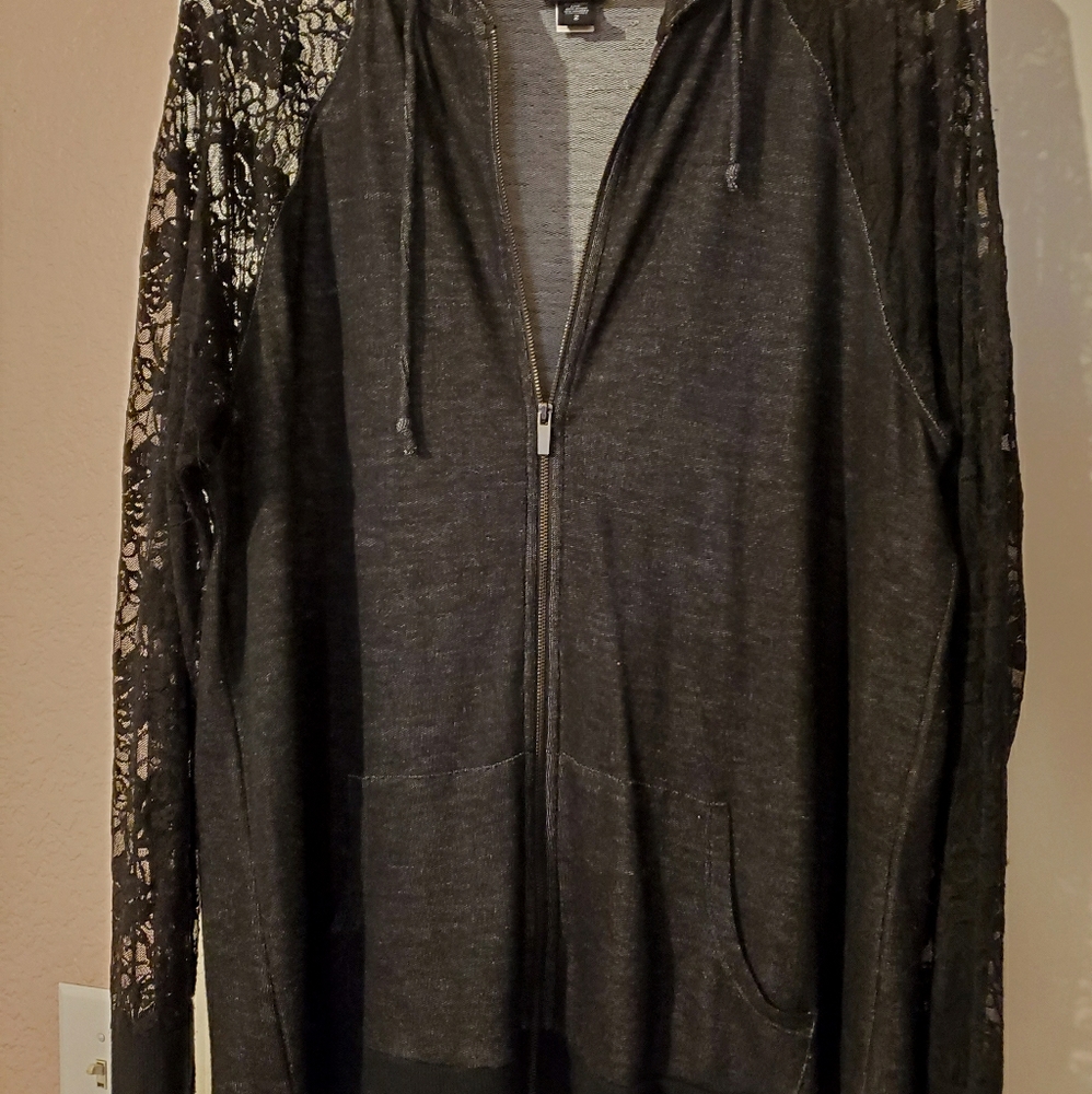 Lace long sleeve sweater
